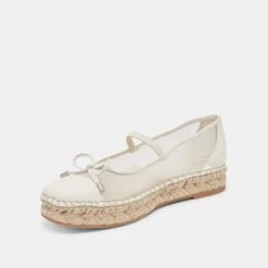 CAMBRE BALLET FLATS WHITE MESH(Cambre Ballet Flats White Mesh) -Dolce Vita Shop DOLCEVITA FLATS CAMBRE WHITEMESH 08