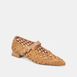 CATY BALLET FLATS NATURAL WOVEN(Caty Ballet Flats Natural Woven) -Dolce Vita Shop DOLCEVITA FLATS CATY NATURALWOVEN 01