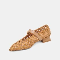 CATY BALLET FLATS NATURAL WOVEN(Caty Ballet Flats Natural Woven) -Dolce Vita Shop DOLCEVITA FLATS CATY NATURALWOVEN 08