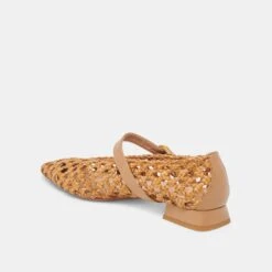 CATY BALLET FLATS NATURAL WOVEN(Caty Ballet Flats Natural Woven) -Dolce Vita Shop DOLCEVITA FLATS CATY NATURALWOVEN 09