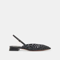 CYNDI FLATS BLACK WOVEN(Cyndi Flats Black Woven)