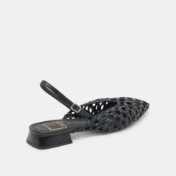 CYNDI FLATS BLACK WOVEN(Cyndi Flats Black Woven) -Dolce Vita Shop DOLCEVITA FLATS CYNDI BLACKWOVEN 03