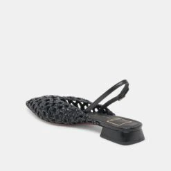 CYNDI FLATS BLACK WOVEN(Cyndi Flats Black Woven) -Dolce Vita Shop DOLCEVITA FLATS CYNDI BLACKWOVEN 04