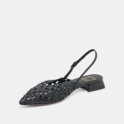 CYNDI FLATS BLACK WOVEN(Cyndi Flats Black Woven) -Dolce Vita Shop DOLCEVITA FLATS CYNDI BLACKWOVEN 06