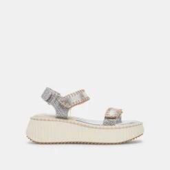 DEBRA SANDALS SILVER DISTRESSED LEATHER - Re:vita(Debra Sandals Silver Distressed Leather Resale)