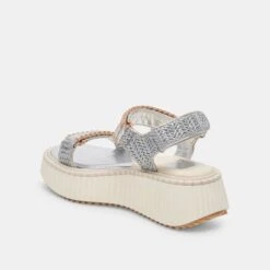 DEBRA SANDALS SILVER DISTRESSED LEATHER - Re:vita(Debra Sandals Silver Distressed Leather Resale) -Dolce Vita Shop DOLCEVITA FLATS DEBRA SILVERDISTRESSEDLEATHER 09 87f3a0a1 ec30 4929 9370 900c0a8ad00e