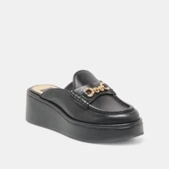 Dolce Vita Shop -Dolce Vita Shop DOLCEVITA FLATS DORREL BLACK LEATHER 01