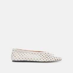 EDDA BALLET FLATS BONE WOVEN LEATHER(Edda Ballet Flats Bone Woven Leather)