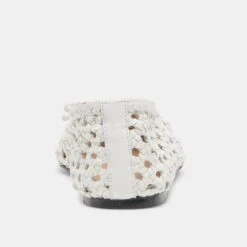 EDDA BALLET FLATS BONE WOVEN LEATHER(Edda Ballet Flats Bone Woven Leather) -Dolce Vita Shop DOLCEVITA FLATS EDDA BONEWOVENLEATHER 05