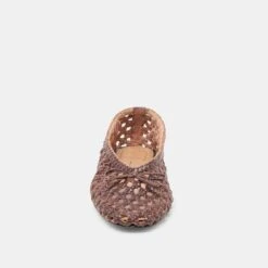 EDDA BALLET FLATS BROWN WOVEN LEATHER(Edda Ballet Flats Brown Woven Leather) -Dolce Vita Shop DOLCEVITA FLATS EDDA BROWNWOVENLEATHER 04