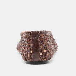 EDDA BALLET FLATS BROWN WOVEN LEATHER(Edda Ballet Flats Brown Woven Leather) -Dolce Vita Shop DOLCEVITA FLATS EDDA BROWNWOVENLEATHER 05