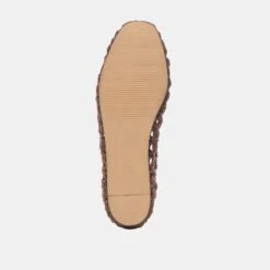 EDDA BALLET FLATS BROWN WOVEN LEATHER(Edda Ballet Flats Brown Woven Leather) -Dolce Vita Shop DOLCEVITA FLATS EDDA BROWNWOVENLEATHER 07