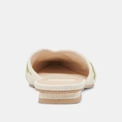 ELM FLATS WHITE FLORAL RAFFIA(Elm Flats White Floral Raffia) -Dolce Vita Shop DOLCEVITA FLATS ELM WHITEFLORALRAFFIA 05