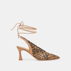 GESICA HEELS BLACK NATURAL WOVEN(Gesica Heels Black Natural Woven)