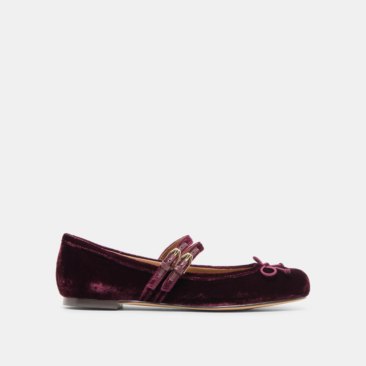 GIBSEN BALLET FLATS BURGUNDY VELVET(Gibsen Ballet Flats Burgundy Velvet) 1 GIBSEN BALLET FLATS BURGUNDY VELVET(Gibsen Ballet Flats Burgundy Velvet)