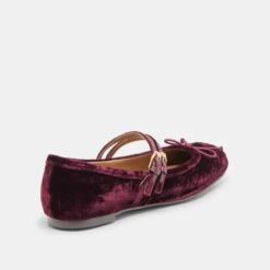 GIBSEN BALLET FLATS BURGUNDY VELVET(Gibsen Ballet Flats Burgundy Velvet) 11 GIBSEN BALLET FLATS BURGUNDY VELVET(Gibsen Ballet Flats Burgundy Velvet) -Dolce Vita Shop DOLCEVITA FLATS GIBSEN BURGUNDYVELVET 03
