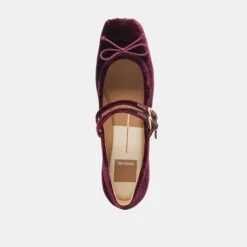 GIBSEN BALLET FLATS BURGUNDY VELVET(Gibsen Ballet Flats Burgundy Velvet) 16 GIBSEN BALLET FLATS BURGUNDY VELVET(Gibsen Ballet Flats Burgundy Velvet) -Dolce Vita Shop DOLCEVITA FLATS GIBSEN BURGUNDYVELVET 06