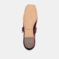 GIBSEN BALLET FLATS BURGUNDY VELVET(Gibsen Ballet Flats Burgundy Velvet) 17 GIBSEN BALLET FLATS BURGUNDY VELVET(Gibsen Ballet Flats Burgundy Velvet) -Dolce Vita Shop DOLCEVITA FLATS GIBSEN BURGUNDYVELVET 07