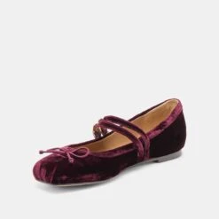 GIBSEN BALLET FLATS BURGUNDY VELVET(Gibsen Ballet Flats Burgundy Velvet) 12 GIBSEN BALLET FLATS BURGUNDY VELVET(Gibsen Ballet Flats Burgundy Velvet) -Dolce Vita Shop DOLCEVITA FLATS GIBSEN BURGUNDYVELVET 09