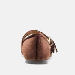 GIBSEN BALLET FLATS CHOCOLATE VELVET(Gibsen Ballet Flats Chocolate Velvet) -Dolce Vita Shop DOLCEVITA FLATS GIBSEN CHOCOLATEVELVET 05