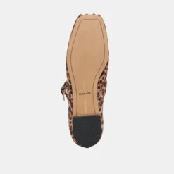 GIBSEN BALLET FLATS DK LEOPARD SATIN(Gibsen Ballet Flats Dk Leopard Satin) -Dolce Vita Shop DOLCEVITA FLATS GIBSEN DKLEOPARDSATIN 07