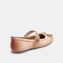 GIBSEN BALLET FLATS DK ROSE VELVET(Gibsen Ballet Flats Dk Rose Velvet) -Dolce Vita Shop DOLCEVITA FLATS GIBSEN DKROSEVELVET 03