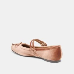 GIBSEN BALLET FLATS DK ROSE VELVET(Gibsen Ballet Flats Dk Rose Velvet) -Dolce Vita Shop DOLCEVITA FLATS GIBSEN DKROSEVELVET 08