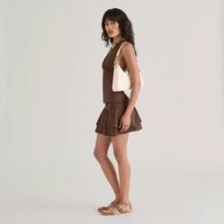 PRYA SHOULDER BAG CREME LEATHER(Prya Shoulder Bag Creme Leather) -Dolce Vita Shop DOLCEVITA FLATS GIBSEN MIDBROWNSATIN ONFOOT PRYACREAM 01 d5d79ed9 7a39 4eaf 96f1 a159c858471a