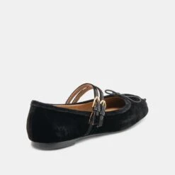 GIBSEN BALLET FLATS NERO VELVET(Gibsen Ballet Flats Nero Velvet) -Dolce Vita Shop DOLCEVITA FLATS GIBSEN NEROVELVET 03