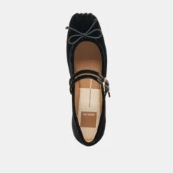 GIBSEN BALLET FLATS NERO VELVET(Gibsen Ballet Flats Nero Velvet) -Dolce Vita Shop DOLCEVITA FLATS GIBSEN NEROVELVET 06