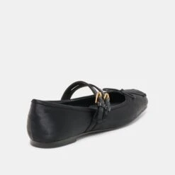 GIBSEN BALLET FLATS ONYX SATIN(Gibsen Ballet Flats Onyx Satin) -Dolce Vita Shop DOLCEVITA FLATS GIBSEN ONYXSATIN 03