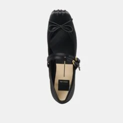 GIBSEN BALLET FLATS ONYX SATIN(Gibsen Ballet Flats Onyx Satin) -Dolce Vita Shop DOLCEVITA FLATS GIBSEN ONYXSATIN 06