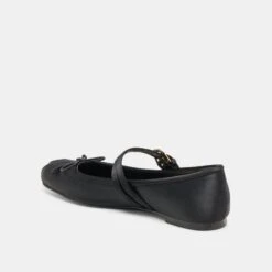 GIBSEN BALLET FLATS ONYX SATIN(Gibsen Ballet Flats Onyx Satin) -Dolce Vita Shop DOLCEVITA FLATS GIBSEN ONYXSATIN 08