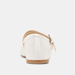 GIBSEN BALLET FLATS TRUE WHITE SATIN(Gibsen Ballet Flats True White Satin) -Dolce Vita Shop DOLCEVITA FLATS GIBSEN WHITESATIN 05