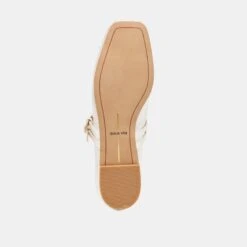 GIBSEN BALLET FLATS TRUE WHITE SATIN(Gibsen Ballet Flats True White Satin) -Dolce Vita Shop DOLCEVITA FLATS GIBSEN WHITESATIN 07