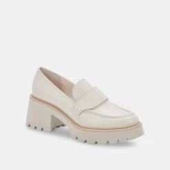 HALONA LOAFERS IVORY LEATHER - Re:vita(Halona Loafers Ivory Leather Resale) -Dolce Vita Shop DOLCEVITA FLATS HALONA IVORYLEATHER 01
