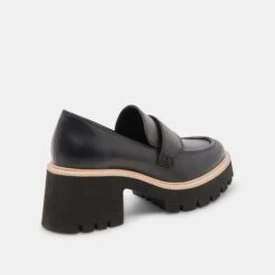 HALONA LOAFERS ONYX LEATHER - Re:vita(Halona Loafers Onyx Leather Resale) -Dolce Vita Shop DOLCEVITA FLATS HALONA ONYXSUEDE 03