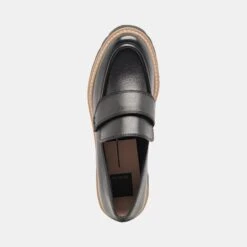 HALONA LOAFERS ONYX LEATHER - Re:vita(Halona Loafers Onyx Leather Resale) -Dolce Vita Shop DOLCEVITA FLATS HALONA ONYXSUEDE 06