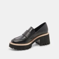 HALONA LOAFERS ONYX LEATHER - Re:vita(Halona Loafers Onyx Leather Resale) -Dolce Vita Shop DOLCEVITA FLATS HALONA ONYXSUEDE 08