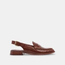 HARDI LOAFERS BROWN CRINKLE PATENT - Re:vita(Hardi Loafers Brown Crinkle Patent N47_1qlmrm Resale)