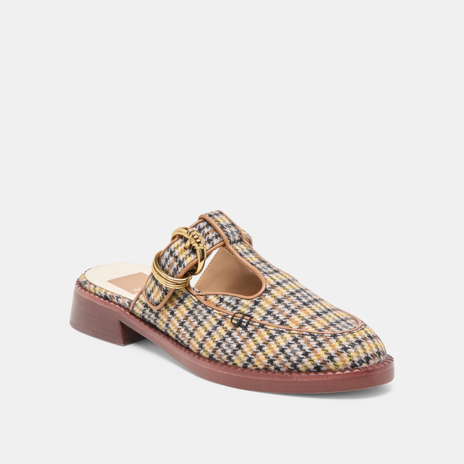 HARLAH FLATS YELLOW PLAID TWEED(Harlah Flats Yellow Plaid Tweed) 2 HARLAH FLATS YELLOW PLAID TWEED(Harlah Flats Yellow Plaid Tweed) - Image 2