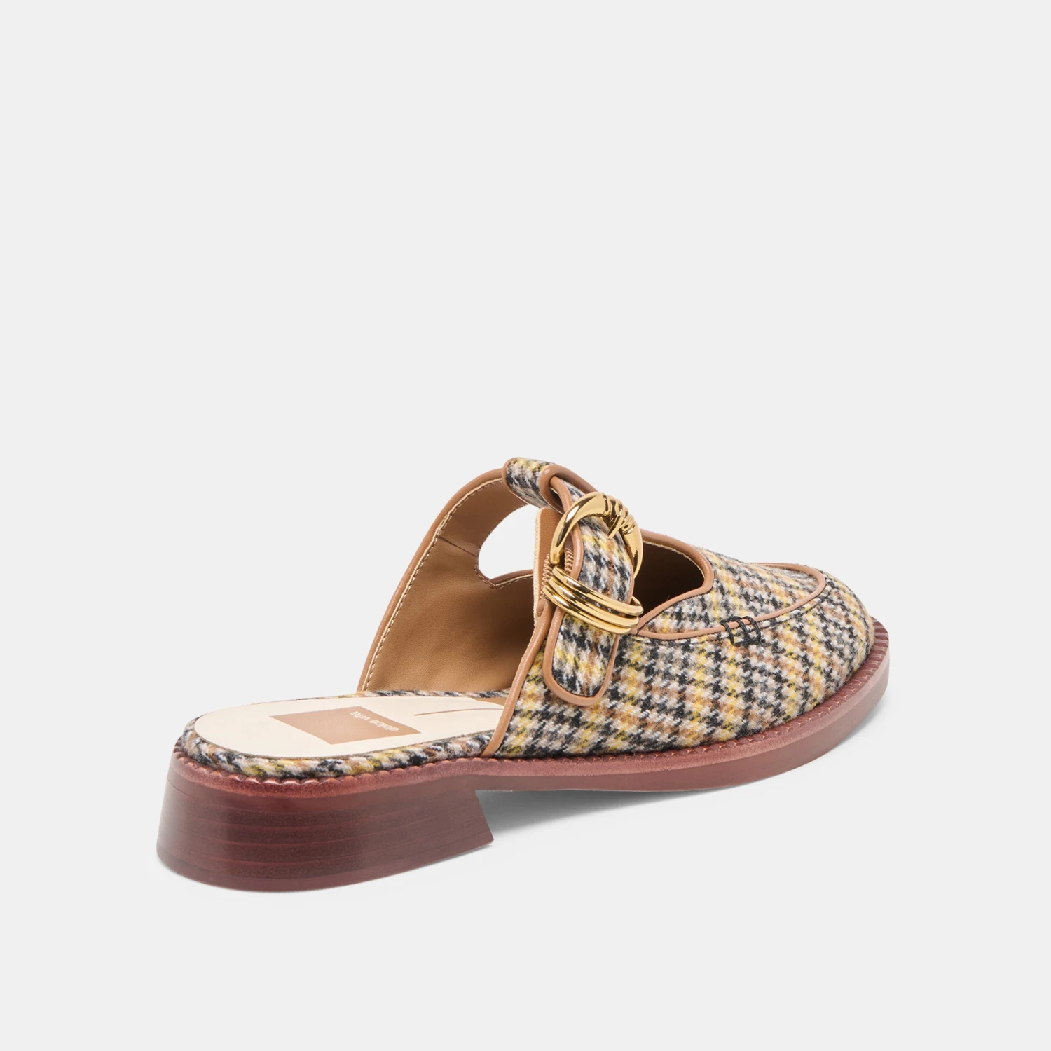 HARLAH FLATS YELLOW PLAID TWEED(Harlah Flats Yellow Plaid Tweed) 3 HARLAH FLATS YELLOW PLAID TWEED(Harlah Flats Yellow Plaid Tweed) - Image 3