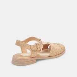 HOLIS SANDALS LT NATURAL RAFFIA(Holis Sandals Lt Natural Raffia) -Dolce Vita Shop DOLCEVITA FLATS HILAH LTNATURALRAFFIA 03