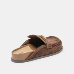 JODERO FLATS DK BROWN SUEDE(Jodero Flats Dk Brown Suede) -Dolce Vita Shop DOLCEVITA FLATS JODERO DK BROWN SUEDE 03