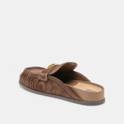 JODERO FLATS DK BROWN SUEDE(Jodero Flats Dk Brown Suede) -Dolce Vita Shop DOLCEVITA FLATS JODERO DK BROWN SUEDE 08