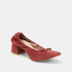 KARMIN HEELS BRANDY SUEDE(Karmin Heels Brandy Suede) -Dolce Vita Shop DOLCEVITA FLATS KARMIN BRANDYSUEDE 01