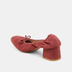 KARMIN HEELS BRANDY SUEDE(Karmin Heels Brandy Suede) -Dolce Vita Shop DOLCEVITA FLATS KARMIN BRANDYSUEDE 09