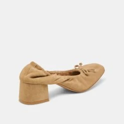 KARMIN HEELS DK TAUPE SUEDE(Karmin Heels Dk Taupe Suede) -Dolce Vita Shop DOLCEVITA FLATS KARMIN DKTAUPESUEDE 03