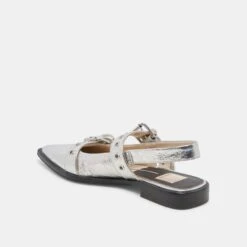 LABELL FLATS SILVER DISTRESSED LEATHER - Re:vita(Labell Flats Silver Distressed Leather Ntu2fox36 Resale) -Dolce Vita Shop DOLCEVITA FLATS LABELL SILVERDISTRESSEDLEATHER 08 1830e7d9 3b63 406f b9ea 4b7f34c3fbdd