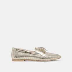LAKIN LOAFERS PLATINUM PERFORATED LEATHER(Lakin Loafers Platinum Perforated Leather)